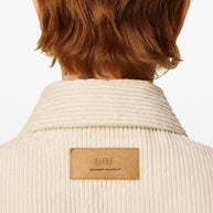 Ami Paris Cotton Overshirt - Ivory