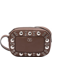 Valentino Garavani Nellcôte Eyelet-embellished Cross Body Bag