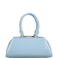 Givenchy Antigona East West Mini Leather Handbag - Clear Blue