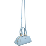 Givenchy Antigona East West Mini Leather Handbag - Clear Blue