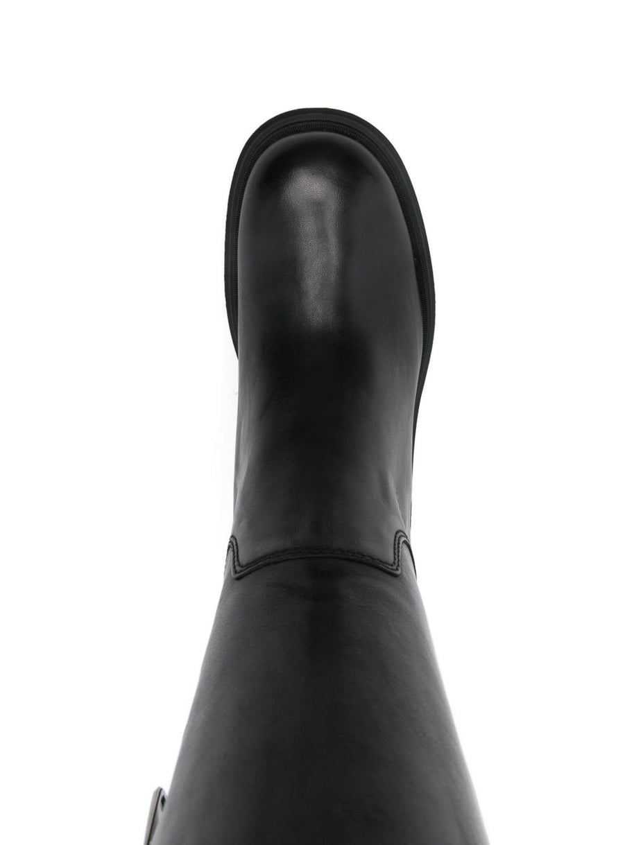 HOGAN PRE Leather Boots - Black