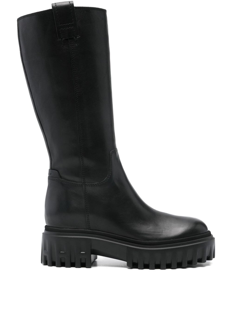 HOGAN PRE Leather Boots - Black
