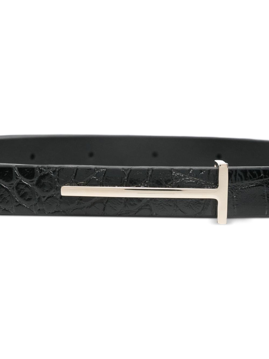 Tom Ford Leather Belt Black