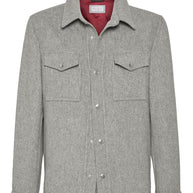 Brunello Cucinelli Cashmere Jacket Grey