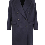 Brunello Cucinelli Double-breasted Long-sleeve Coat