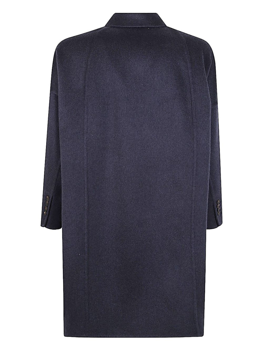 Brunello Cucinelli Double-breasted Long-sleeve Coat