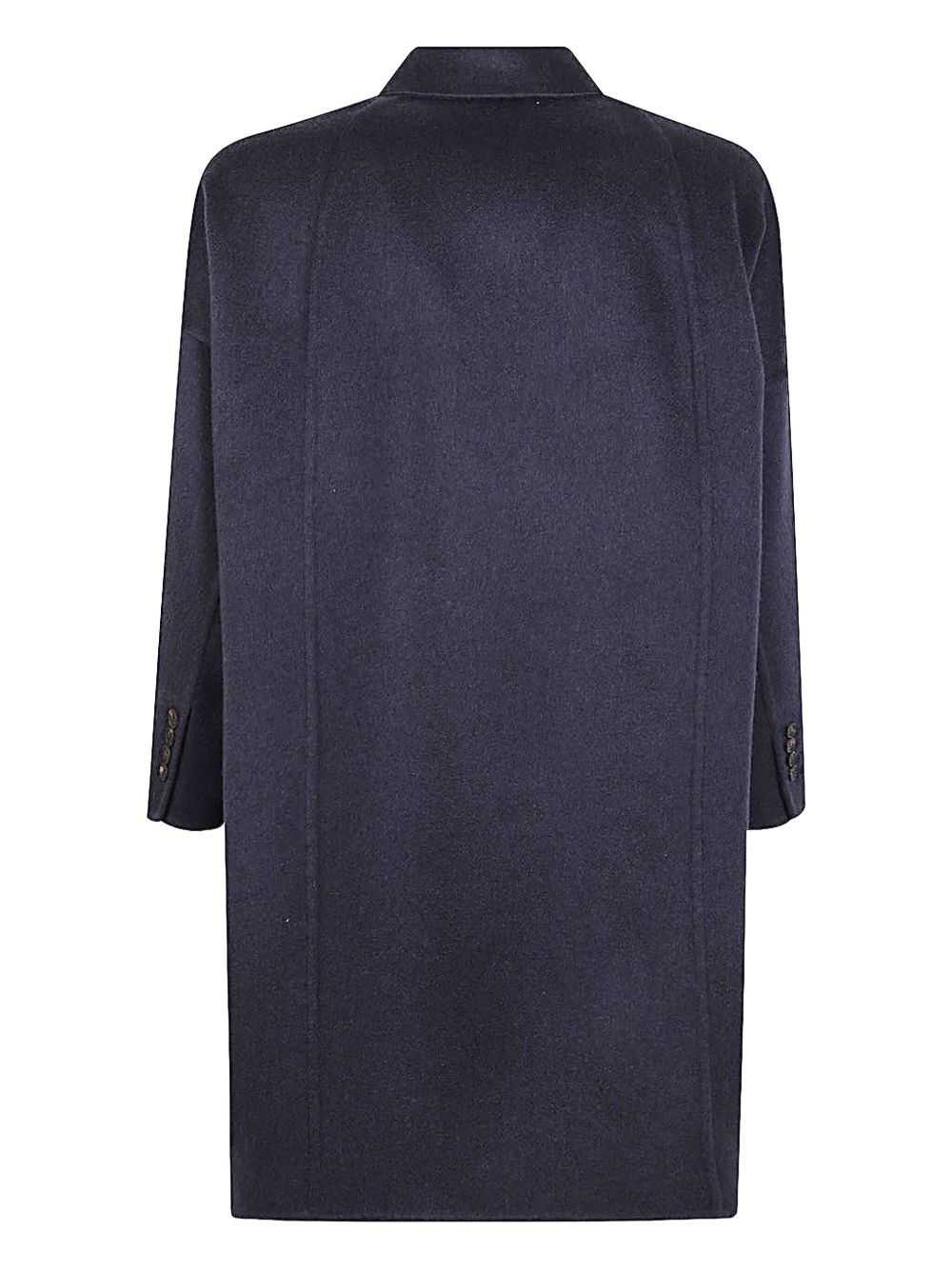 Brunello Cucinelli Double-breasted Long-sleeve Coat