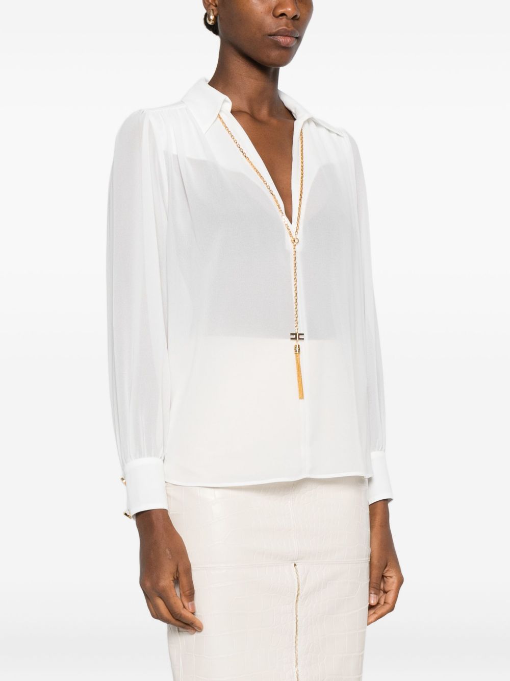 Elisabetta Franchi Shirts Ivory