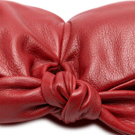 HEREU Heart Shaped Leather Shoulder Bag - Red