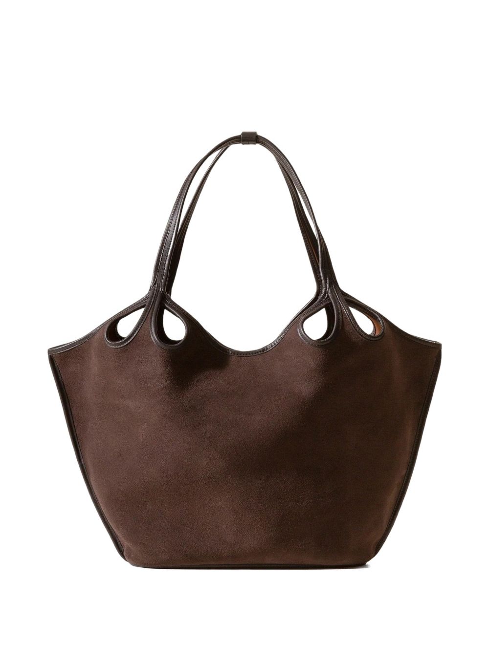 HEREU Suede Tote Bag - Brown