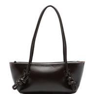 HEREU Leather Shoulder Bag - Brown