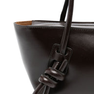 HEREU Leather Shoulder Bag - Brown