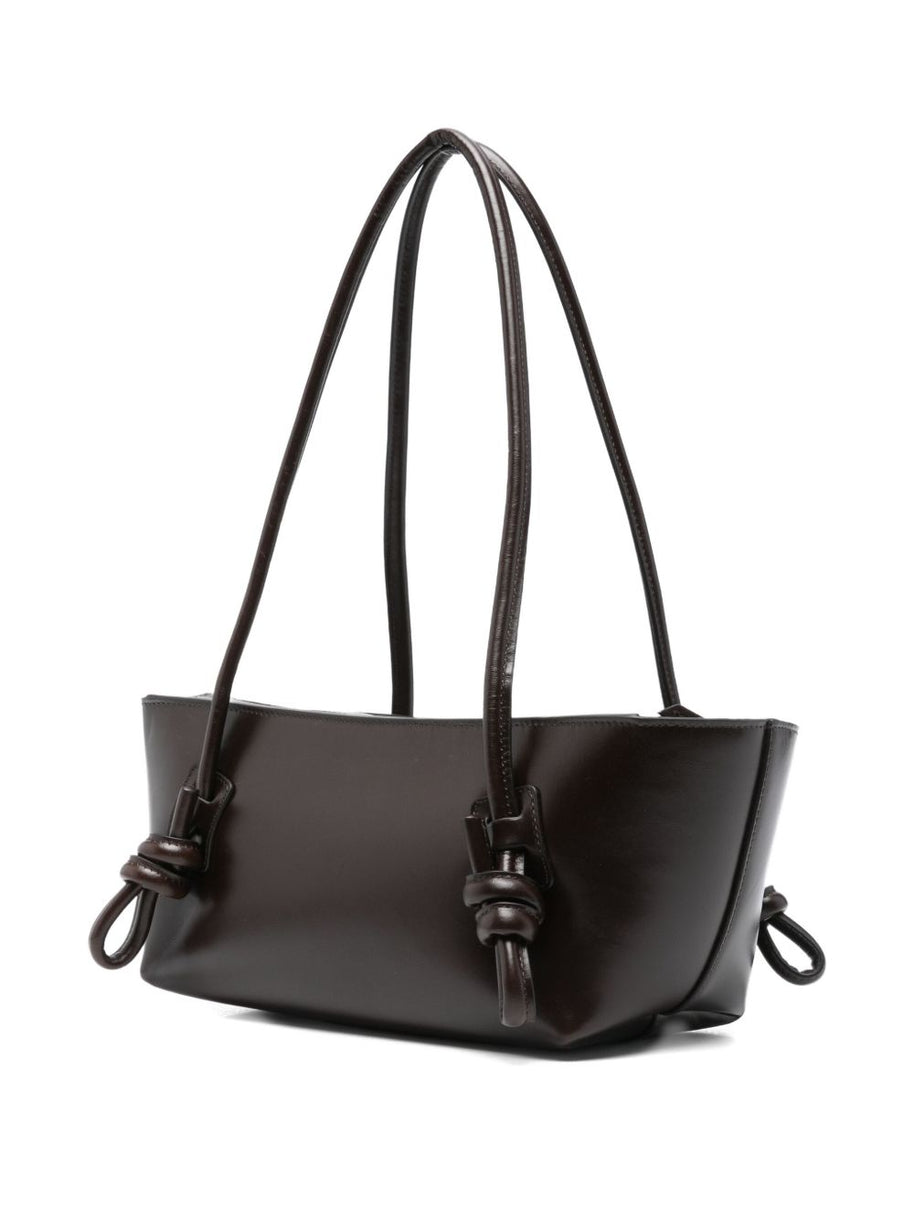 HEREU Leather Shoulder Bag - Brown