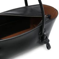 HEREU Leather Shoulder Bag - Black