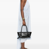 HEREU Leather Shoulder Bag - Black