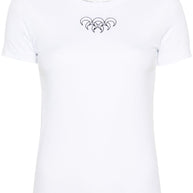MARINE SERRE Moon Cotton T-shirt - White