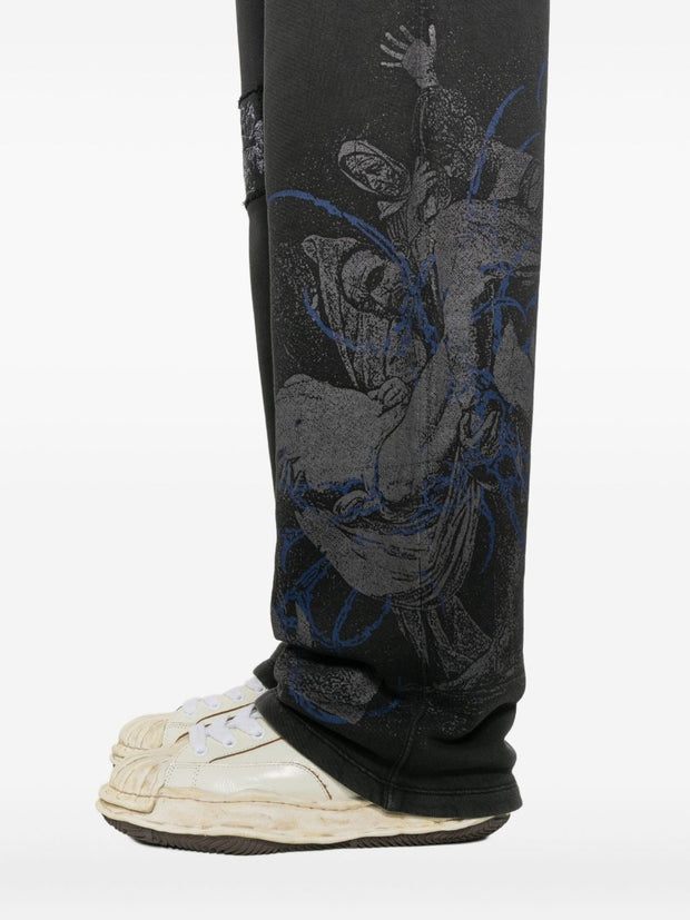 Off White Trousers Black