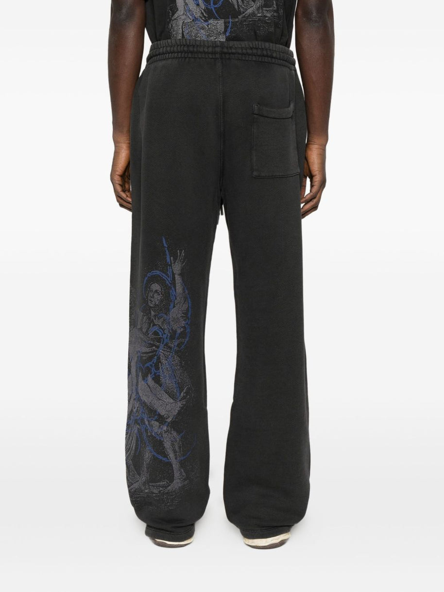 Off White Trousers Black
