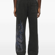 Off White Trousers Black