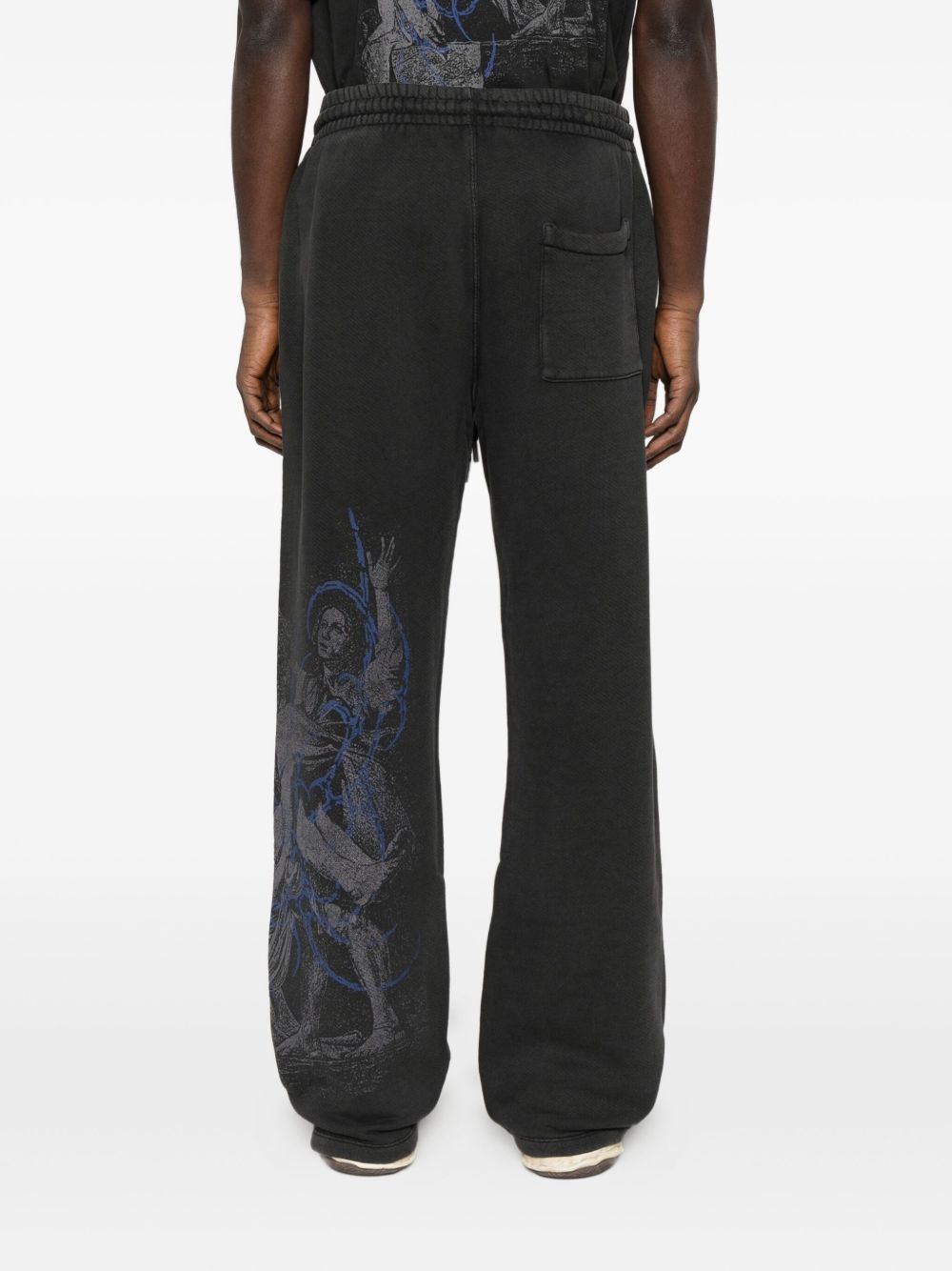 Off White Trousers Black