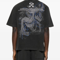 Off White T-shirts And Polos Black