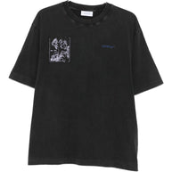 Off White T-shirts And Polos Black