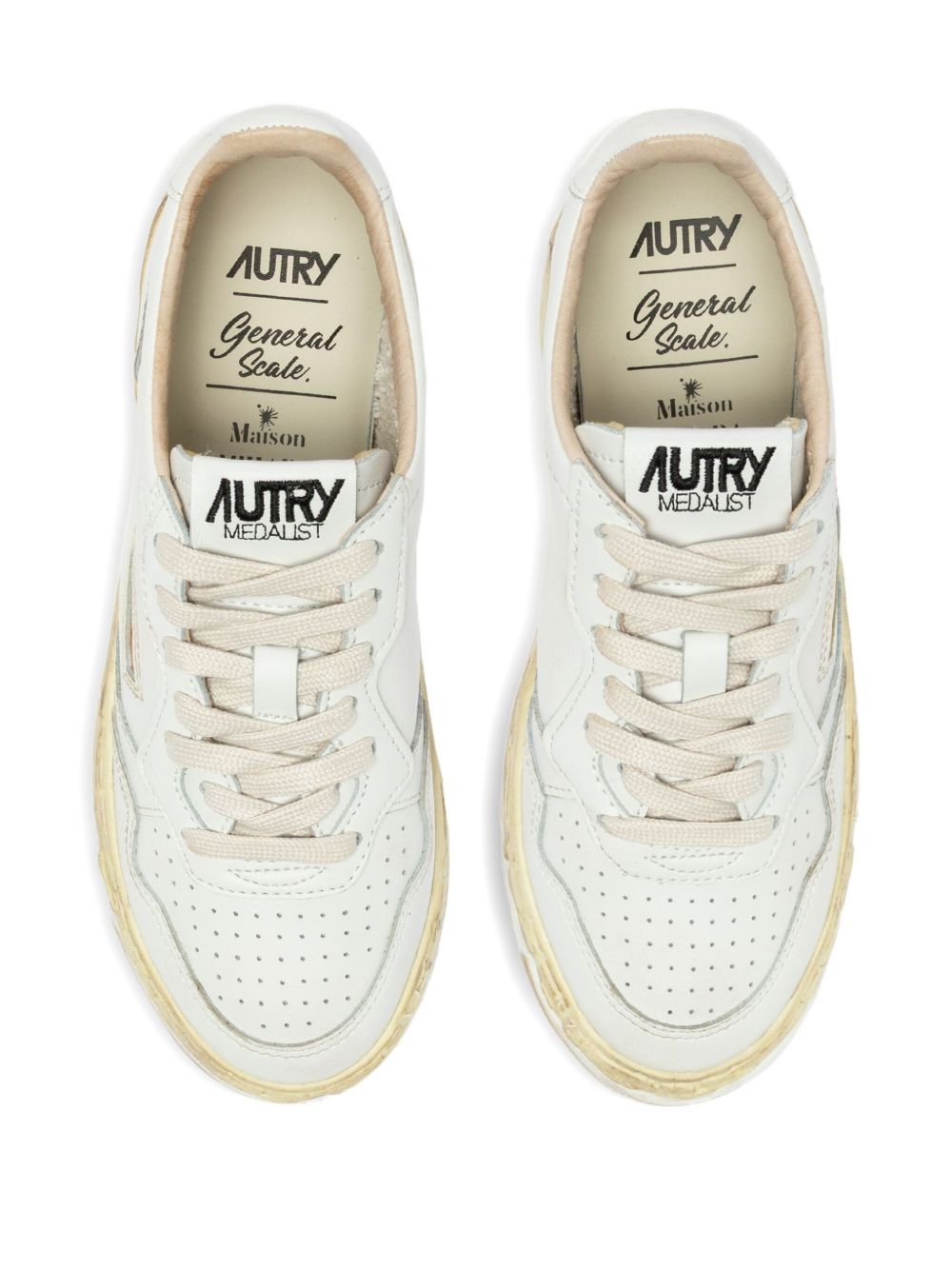 AUTRY X MAISON MIHARA YASUHIRO Medialist Low Sneakers White