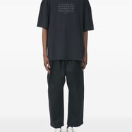 Maison Margiela Logo Cotton T-shirt - Black