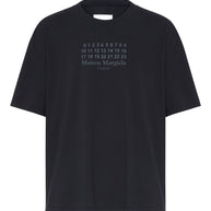 Maison Margiela Logo Cotton T-shirt - Black