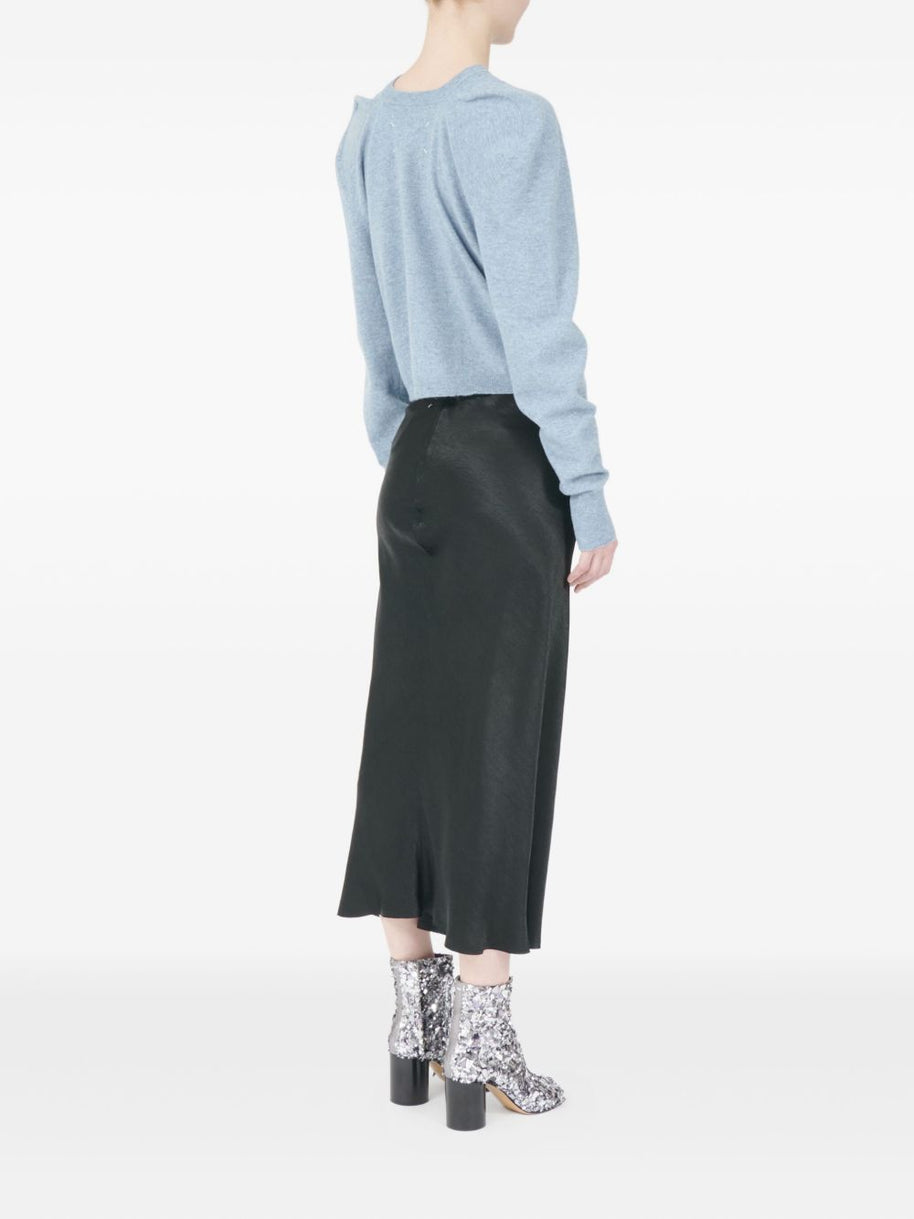Maison Margiela Wool Crewneck Sweater - Clear Blue