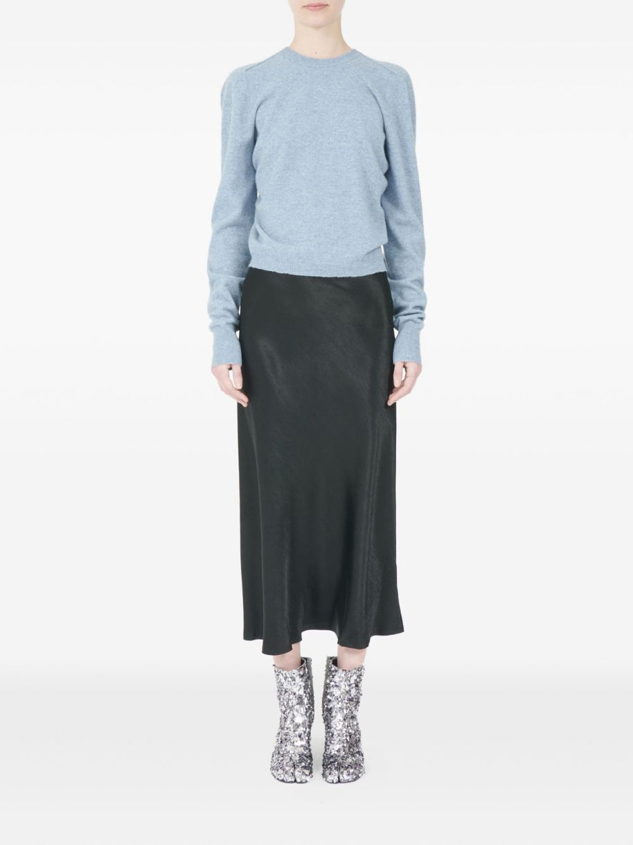 Maison Margiela Wool Crewneck Sweater - Clear Blue