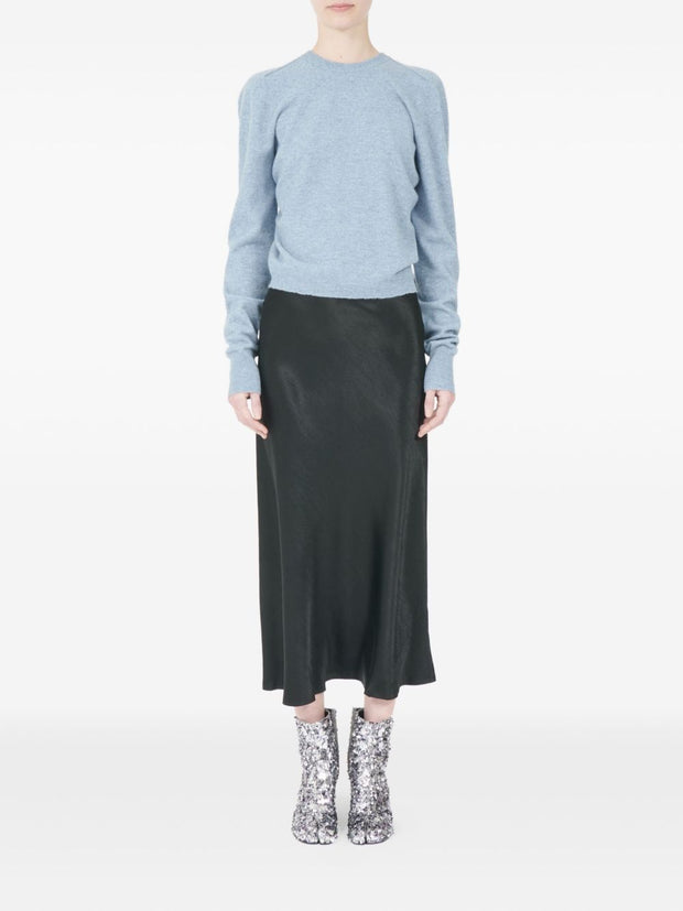 Maison Margiela Wool Crewneck Sweater - Clear Blue