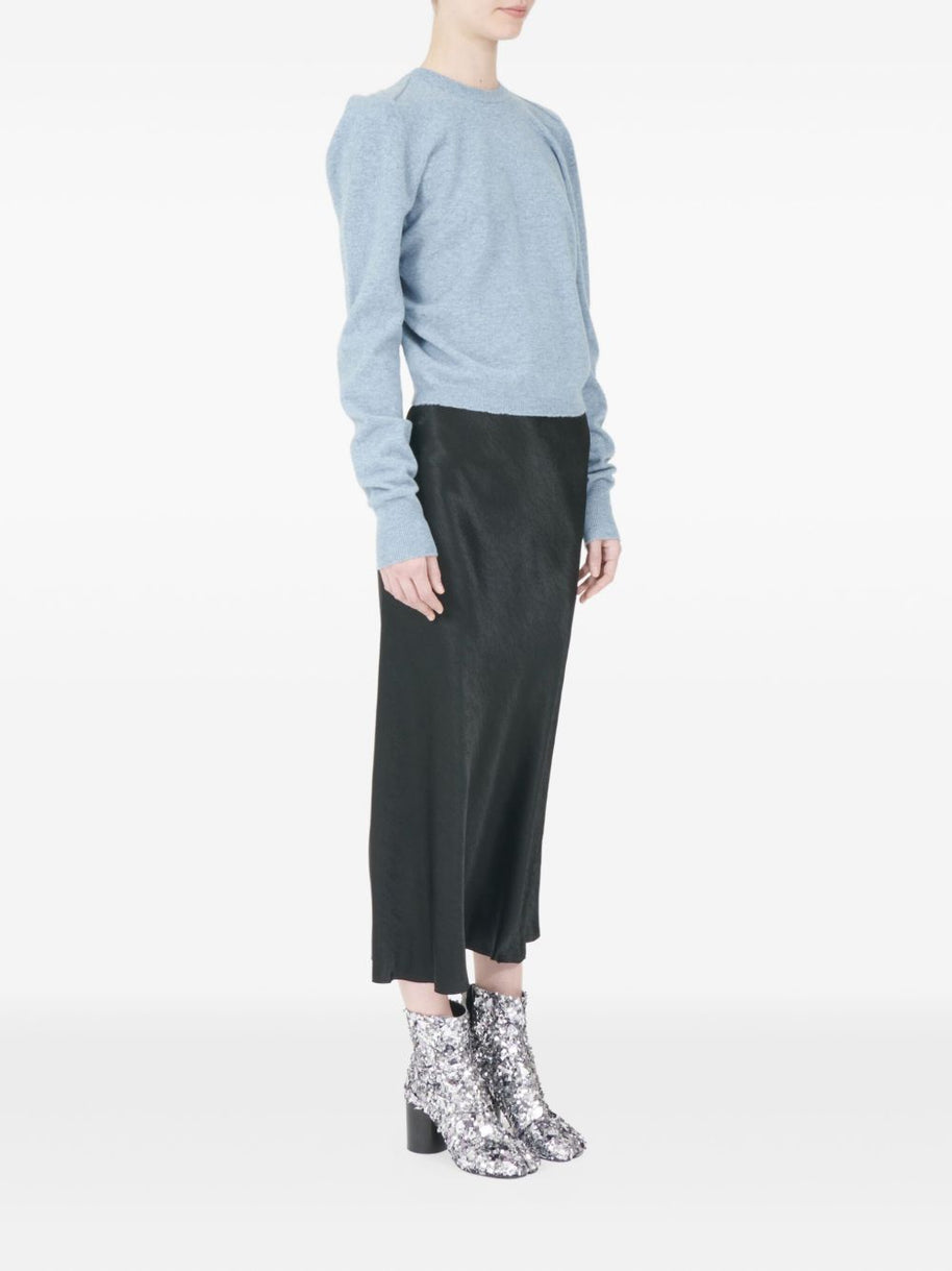 Maison Margiela Wool Crewneck Sweater - Clear Blue