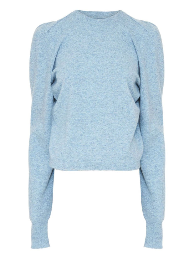 Maison Margiela Wool Crewneck Sweater - Clear Blue