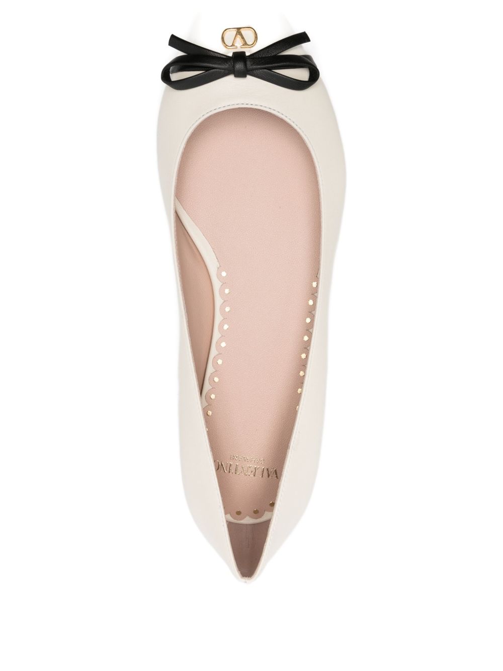 Valentino Garavani Flat Shoes Ivory