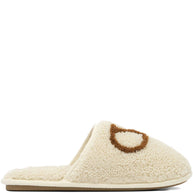 Valentino Garavani VLogo Wool Slippers - White