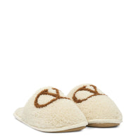 Valentino Garavani VLogo Wool Slippers - White