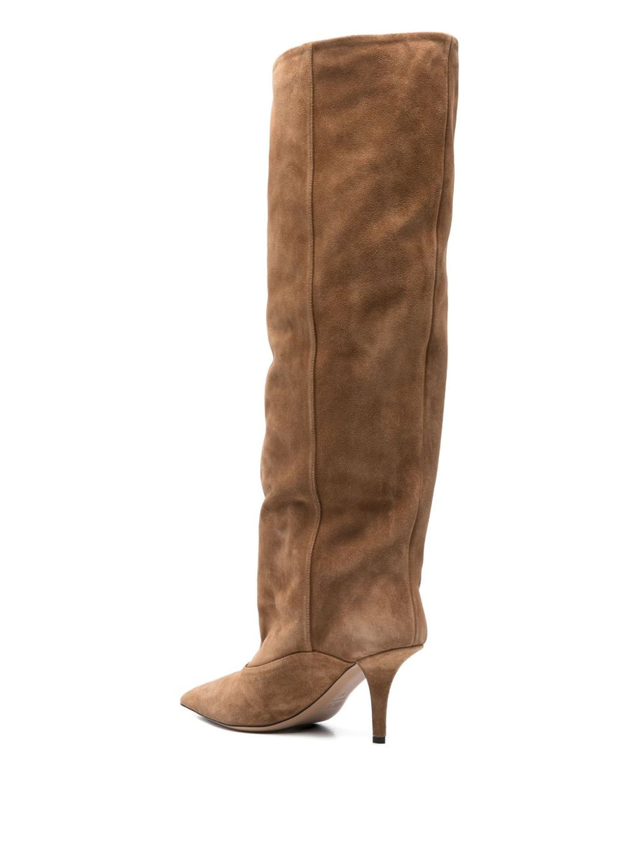 Paris Texas Ines Leather Boots Brown