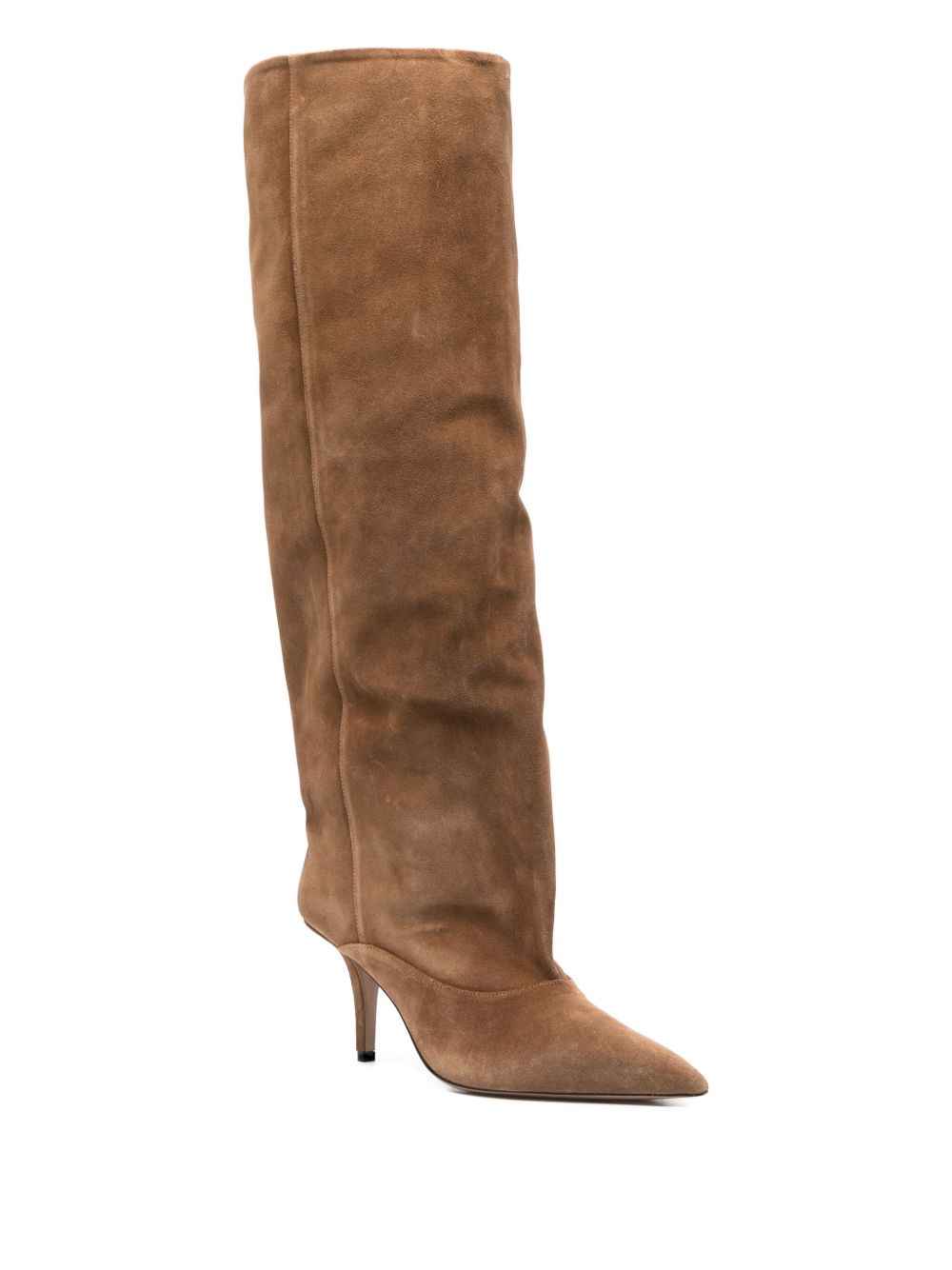 Paris Texas Ines Leather Boots Brown