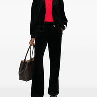 Golden Goose Cotton Wide-leg Trousers - Black
