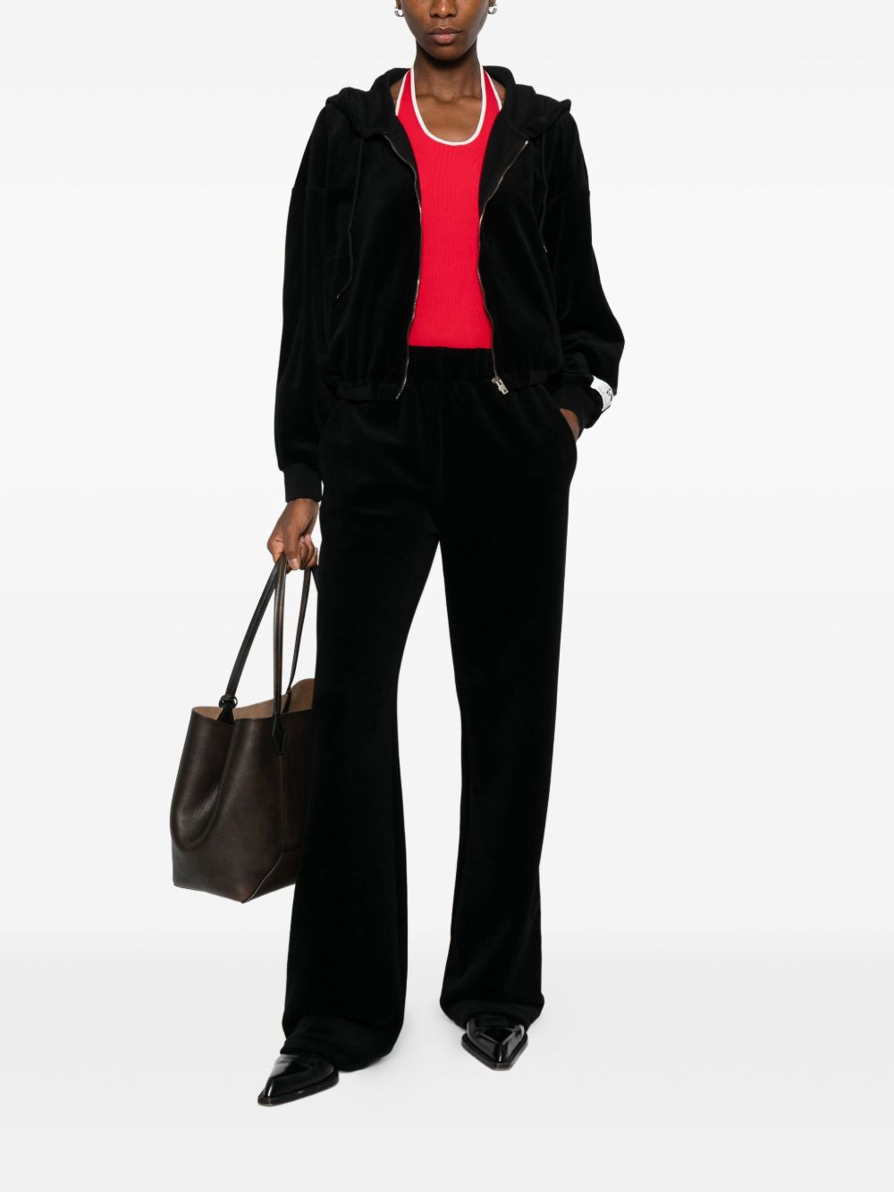 Golden Goose Cotton Wide-leg Trousers - Black