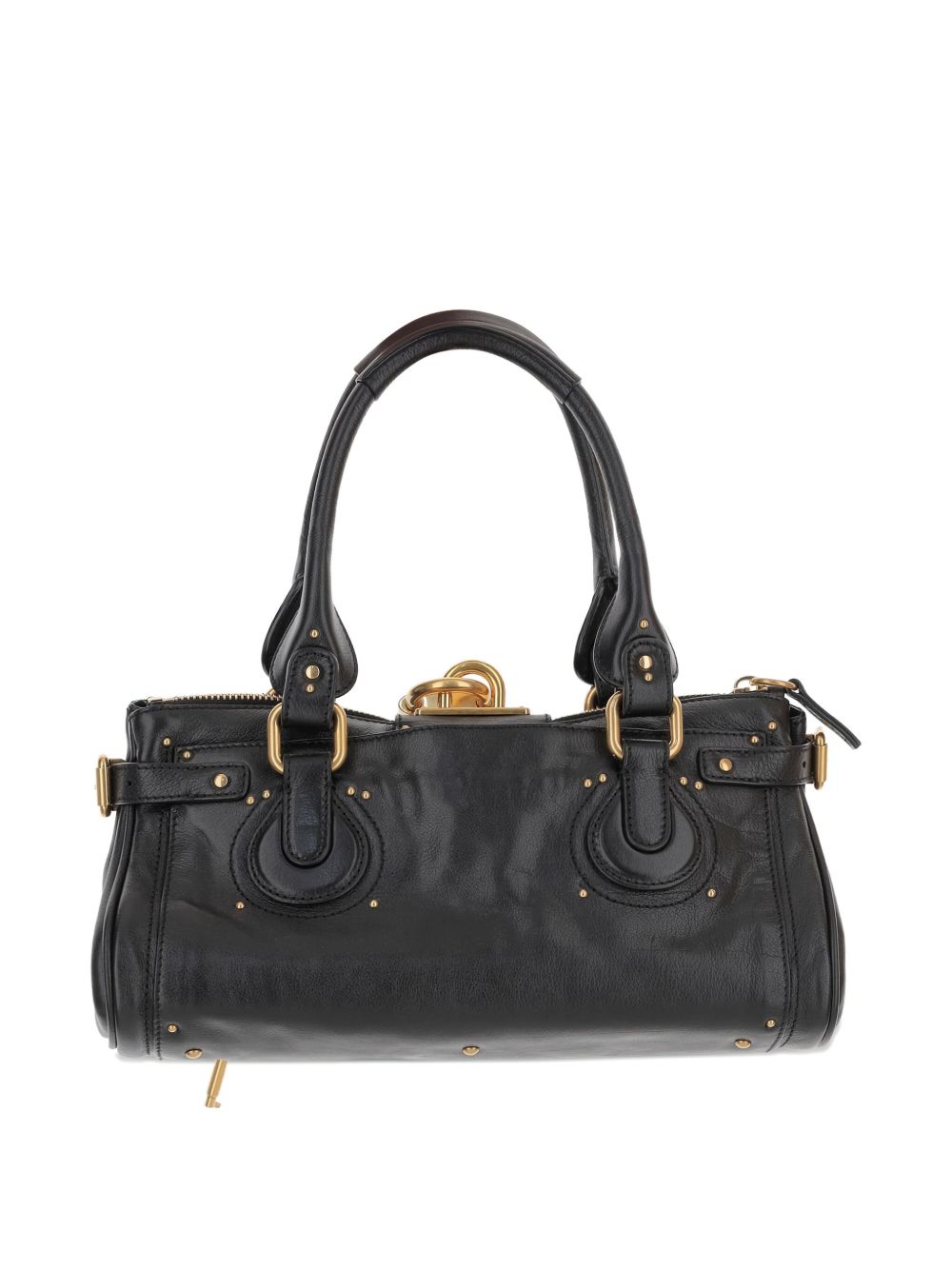 Chloé Paddington Leather Shoulder Bag Black