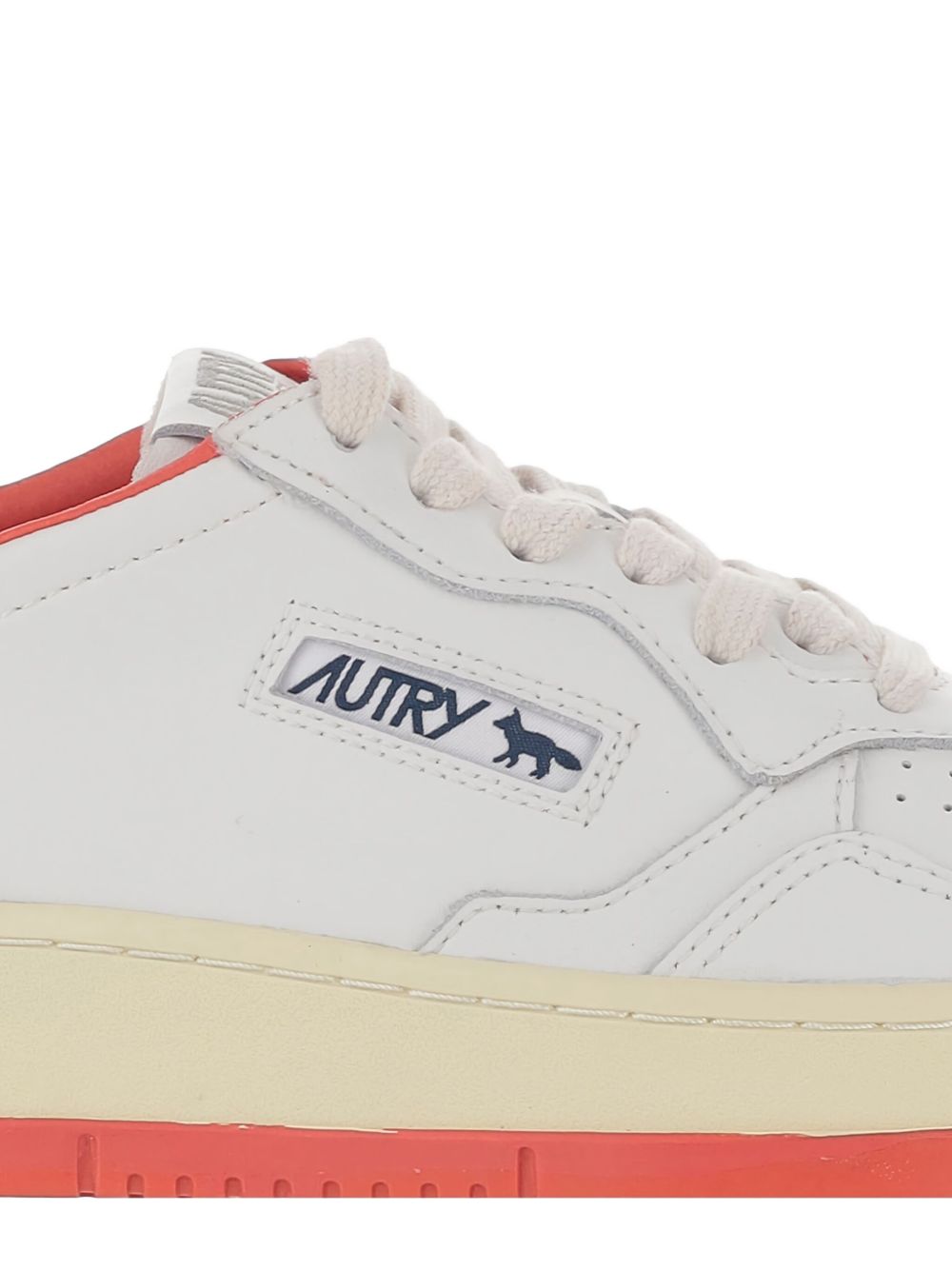 AUTRY X MAISON KITSUNE Medialist Low Sneakers Red
