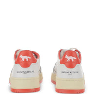 AUTRY X MAISON KITSUNE Medialist Low Sneakers Red