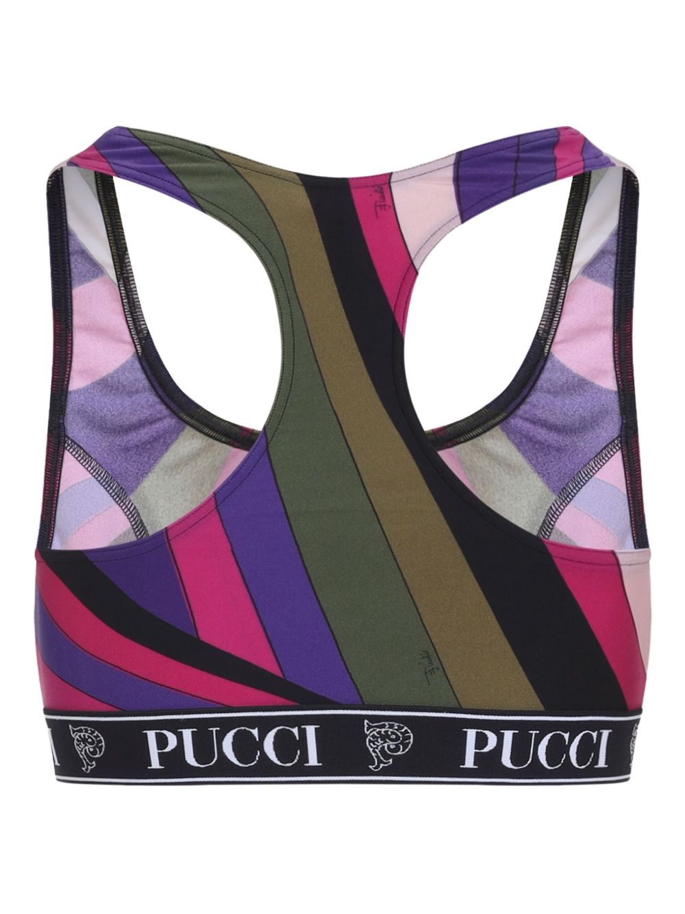 Pucci Printed Sports Bra - MultiColour