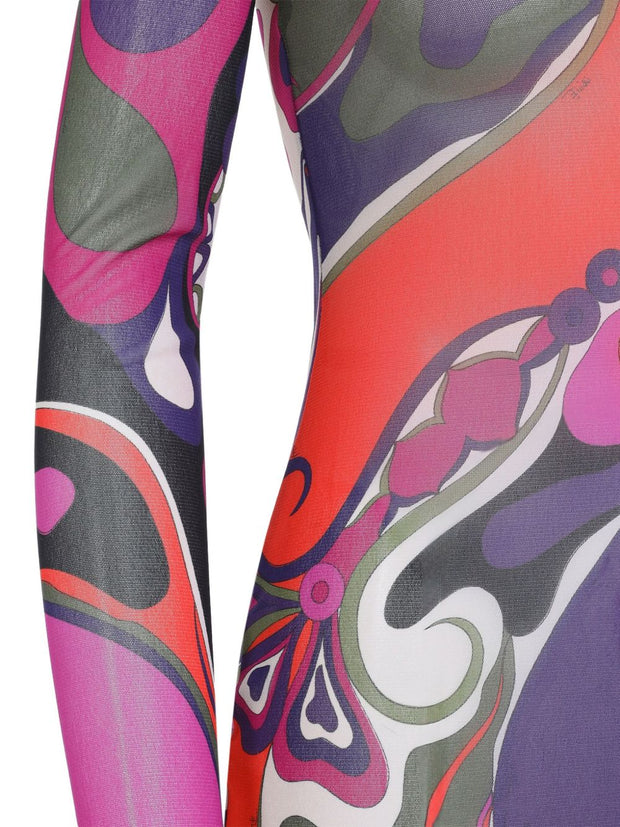 Pucci Printed Maxi Dress MultiColour