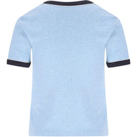 Chloé Chloè Rose Logo Cotton T-shirt - Blue