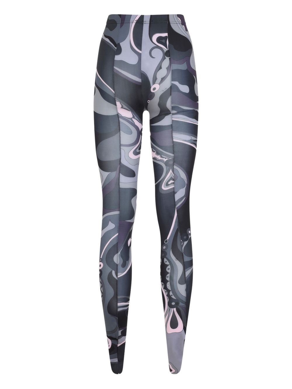 Pucci Printed Tights Black