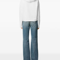 Ami Paris Ami De Coeur Cotton Hoodie White