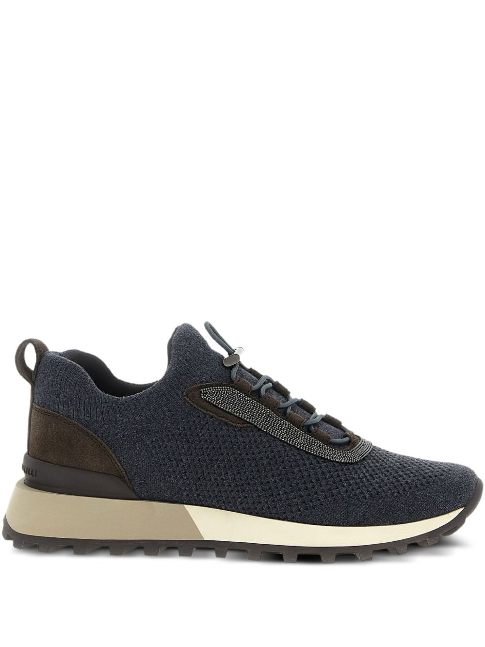 Brunello Cucinelli Wool Sneakers Black